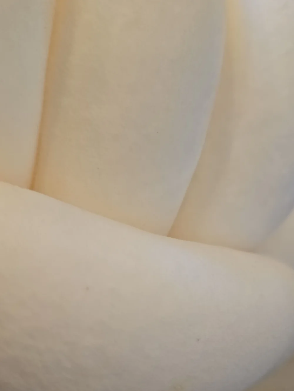Creamy White Knotted Pillow